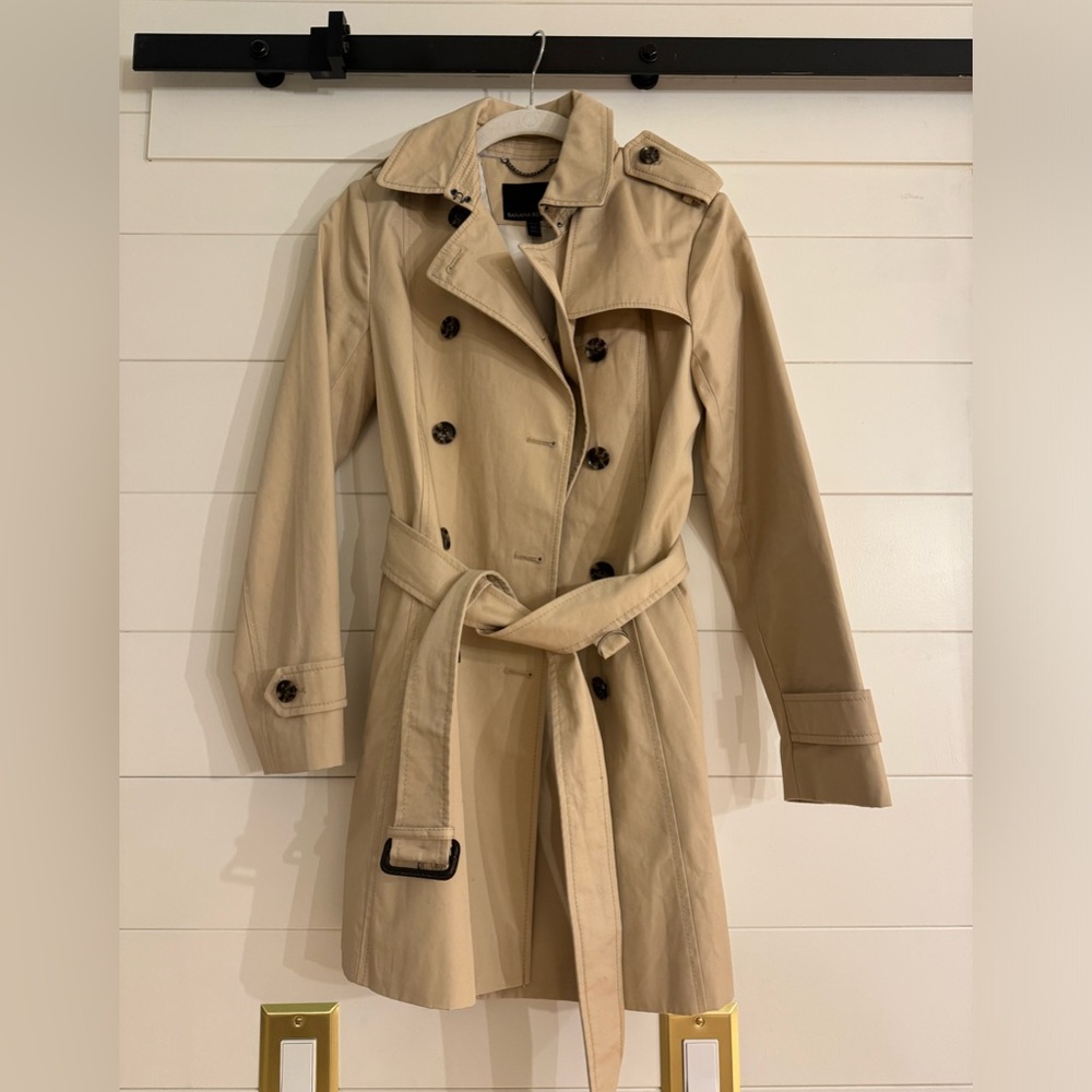 Banana republic trench coat size xs petite